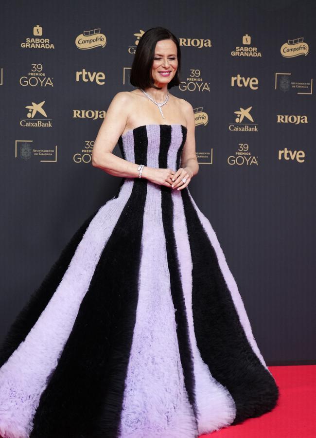 Aitana Sánchez-Gijón con vestido de Carolina Herrera. Foto: Limited Pictures.