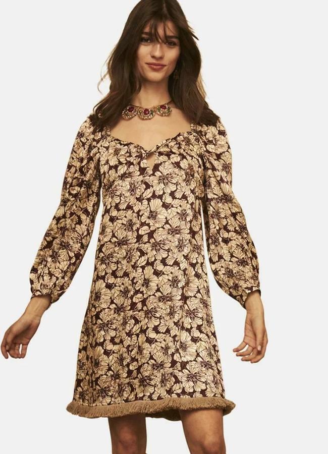 Vestido corto de Nekane, a la venta en Zalando, 49,55 euros.