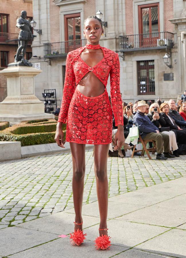 Look de Paloma Suárez en el desfile inaugural de Madrid es Moda. Foto: Pablo Paniagua.