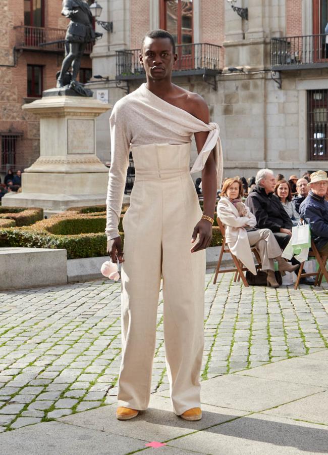 Look de Bibencia en el desfile inaugural de Madrid es Moda. Foto: Pablo Paniagua.