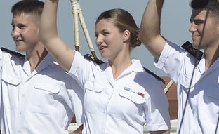 Así ha sido la llegada de Leonor a Salvador de Bahía a bordo del Elcano: emoción, batucada y ganas de pisar tierra firme