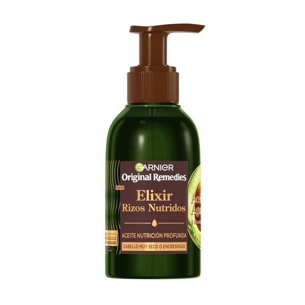 Aceite Elixir Rizos de Garnier. Cuesta 3,63 euros.