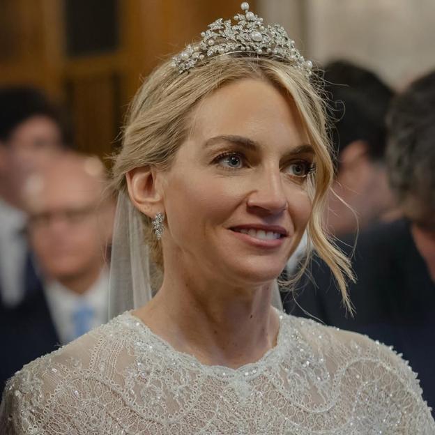 El significado oculto de las joyas de Chrysi Vardinogiannis en su boda con Nicolás de Grecia: las fotos inéditas del enlace