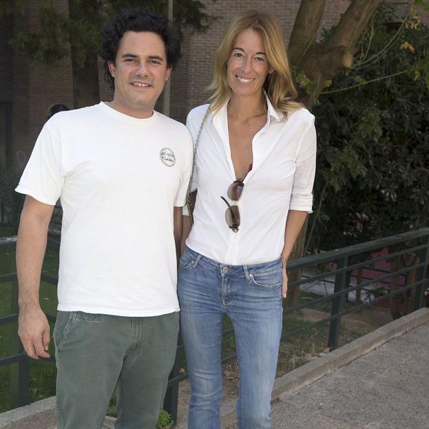 Mónica Martín Luque, con su pareja actual, José Manuel Yzaga Fernández de Córdoba. 