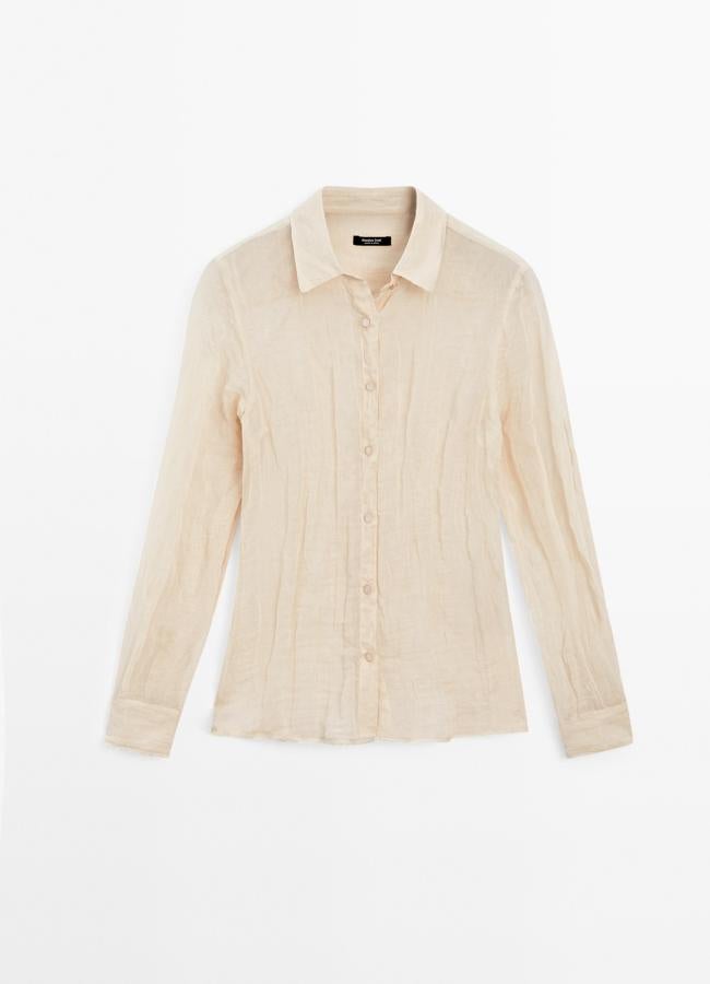 Blusa fluida de Massimo Dutti, 59,95 euros.