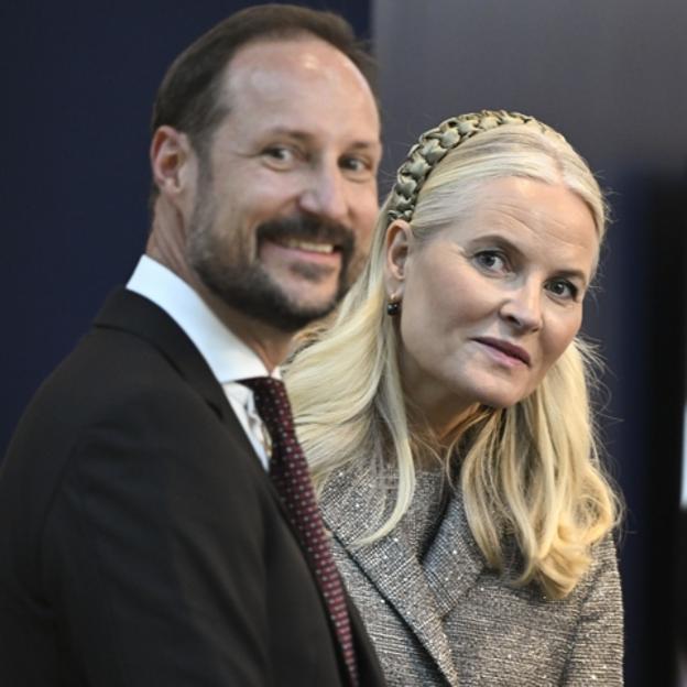 Los principes Haakon y Mette-Marit de Noruega. 