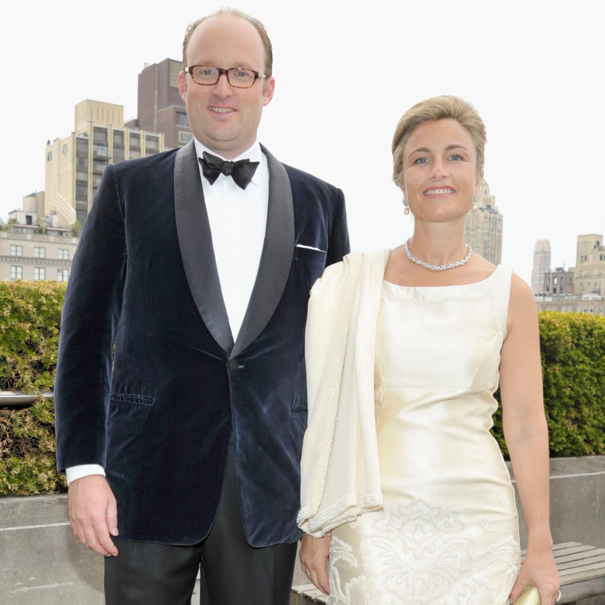 Roberto de Luxemburgo y su esposa, Julie de Nassau. /getty images