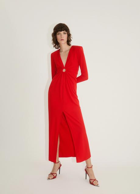 Vestido rojo de Mango (180 euros)