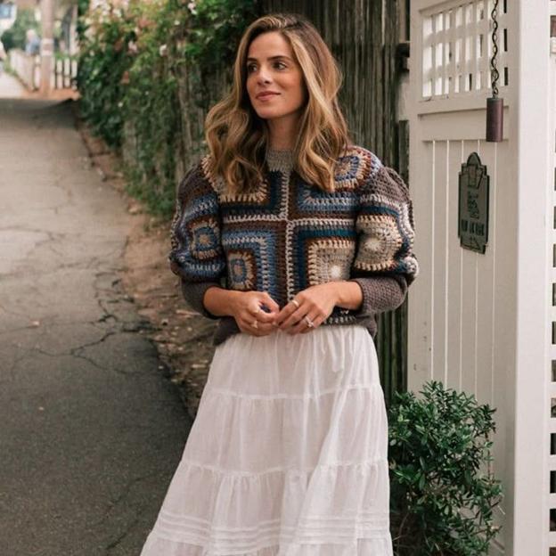 Jerséis de crochet para esta primavera que quedan genial con faldas blancas o vaqueros
