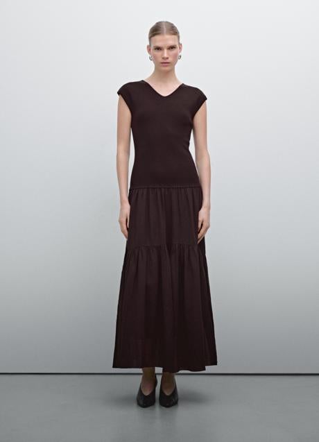 Vestido de algodón de Massimo Dutti (79,95 euros)