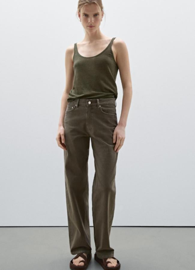 Pantalones inspiración militar (MASSIMO DUTTI)