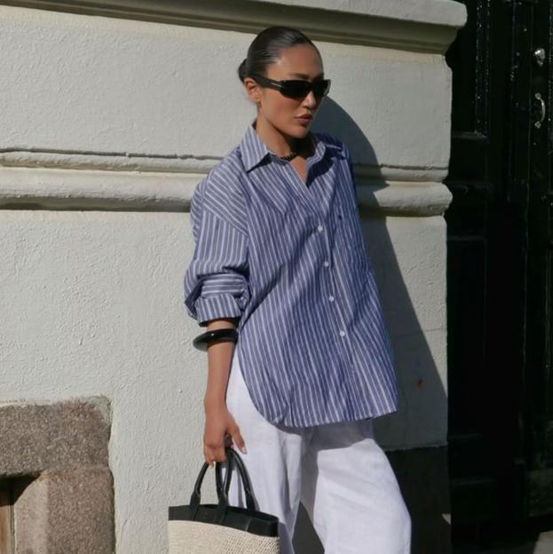 Estas camisas de lino oversize son lo único que necesitas en tu armario de primavera-verano