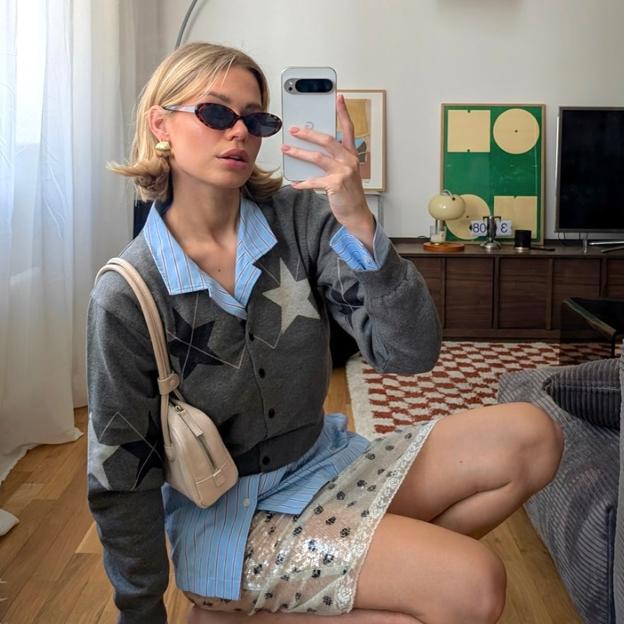 Cárdigan sobre camisa, la tendencia más preppy: cómo llevarla y los mejores