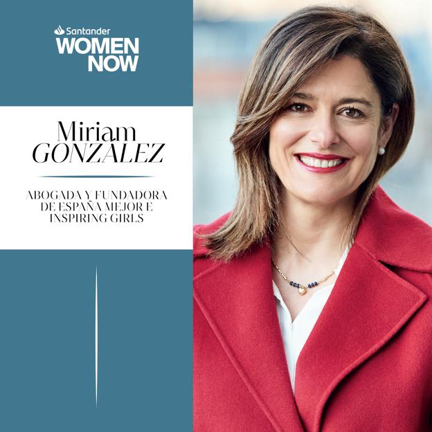 La abogada Miriam González, fundadora de España Mejor, participará en Santander WomenNOW