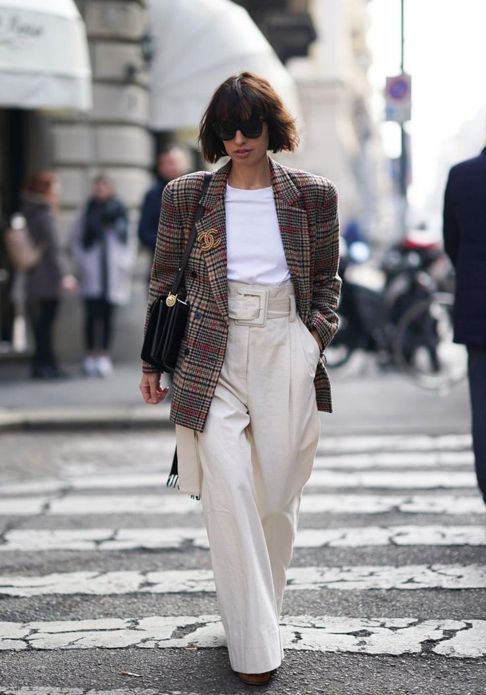 Estas americanas de cuadros son las favoritos de las expertas en moda +50