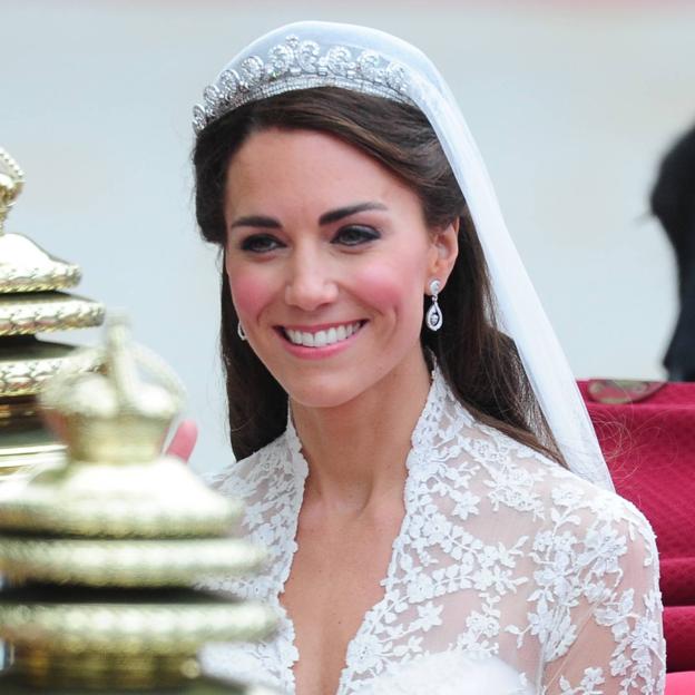 El misterio de la tiara Halo de Cartier que Kate Middleton recuperó para su boda y no ha vuelto a aparecer