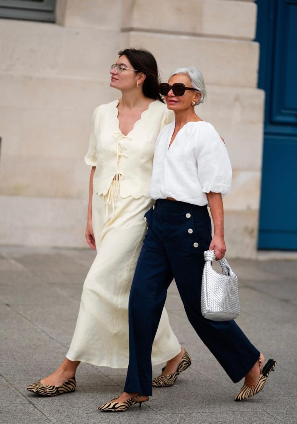 Estos pantalones marineros son el nuevo favorito de las mujeres +50 con estilo