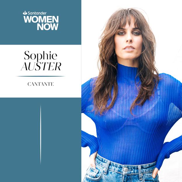 Santander WomenNOW: la cantante Sophie Auster participará en el congreso de liderazgo femenino